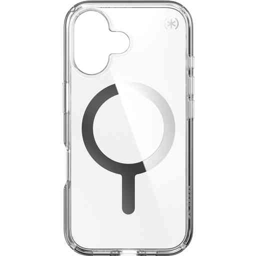 Speck Presidio Perfect Clear + MS Apple iPhone 16 Clear - with Microban