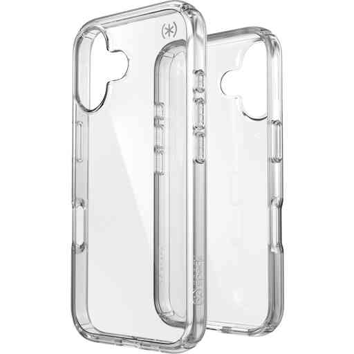 Speck Presidio Perfect Clear Apple iPhone 16 Clear - with Microban