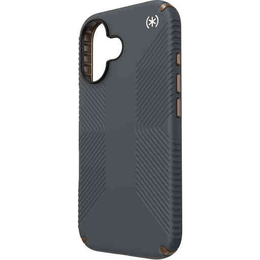 Speck Presidio2 Grip Apple iPhone 16 Charcoal Grey -  with Microban