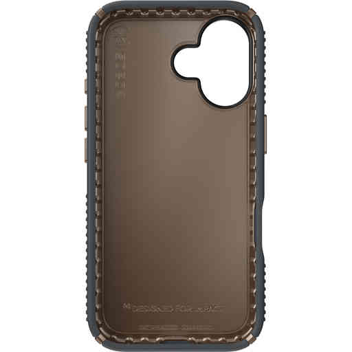 Speck Presidio2 Grip Apple iPhone 16 Charcoal Grey -  with Microban