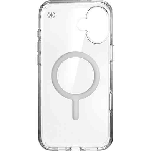 Speck Presidio Perfect Clear + MS Apple iPhone 16 Plus Clear -  with Microban