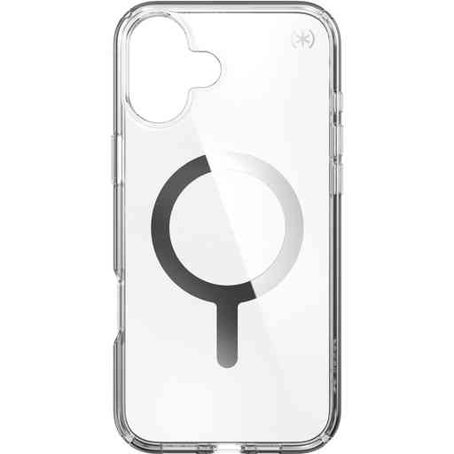Speck Presidio Perfect Clear + MS Apple iPhone 16 Plus Clear -  with Microban