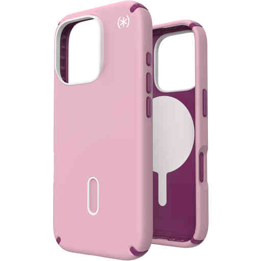 Speck Presidio2 Pro + ClickLock Apple iPhone 16 Pro Wednesday Pink - with Microban