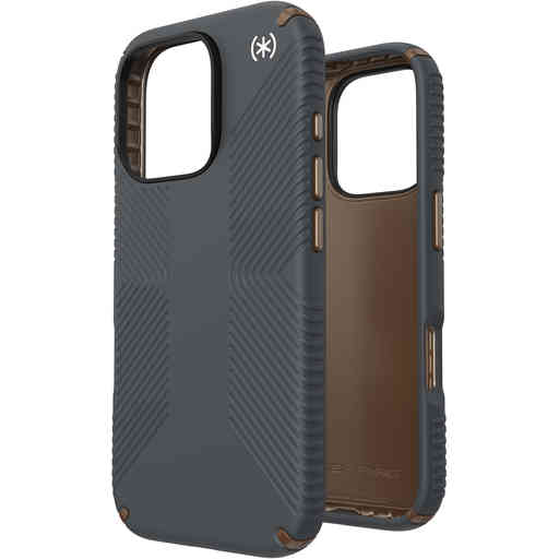Speck Presidio2 Grip Apple iPhone 16 Pro Charcoal Grey -  with Microban
