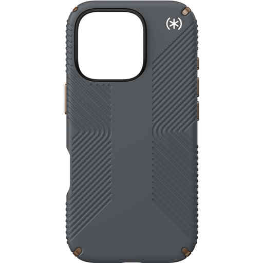 Speck Presidio2 Grip Apple iPhone 16 Pro Charcoal Grey -  with Microban