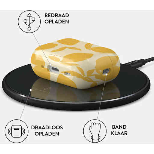 Burga Apple Airpods Pro 2 Case - Lemon Tart