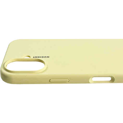 Nudient Base Case iPhone 16 Plus Pale Yellow