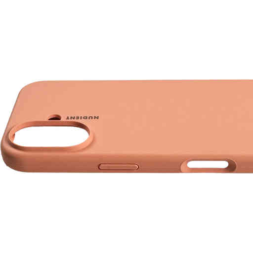 Nudient Base Case iPhone 16 Plus Peach Orange