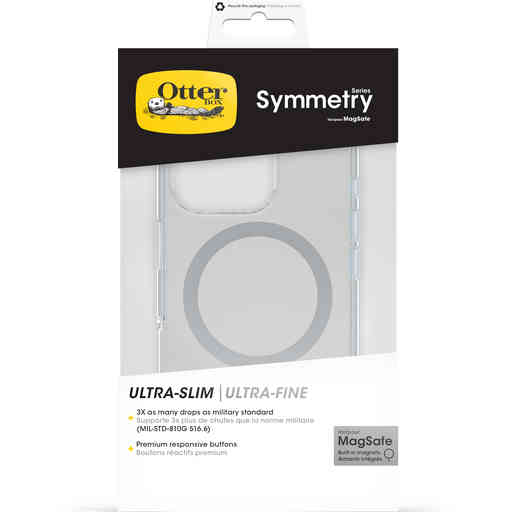 OtterBox Symmetry MagSafe Case Apple iPhone 16 Pro Clear