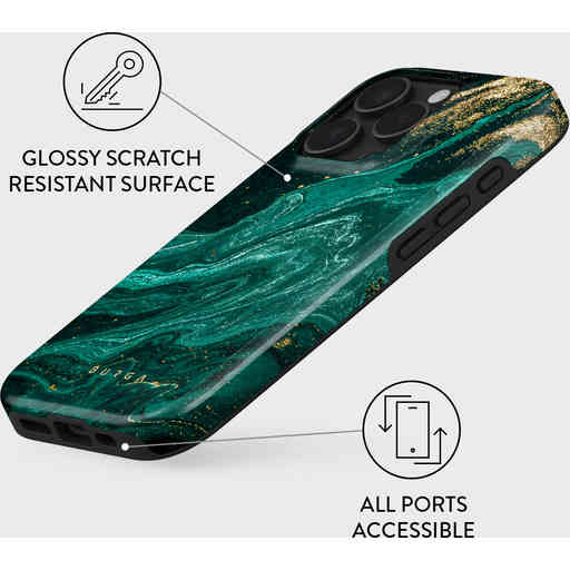Burga Tough Case Apple iPhone 16 Pro - Emerald Pool