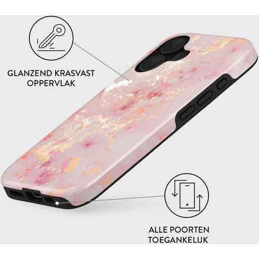 Burga Tough Case Apple iPhone 16 Plus - Golden Coral