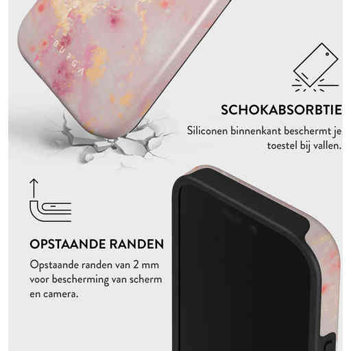 Burga Tough Case Apple iPhone 16 Pro - Golden Coral