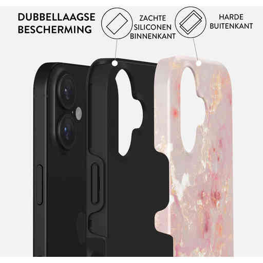 Burga Tough Case Apple iPhone 16 - Golden Coral