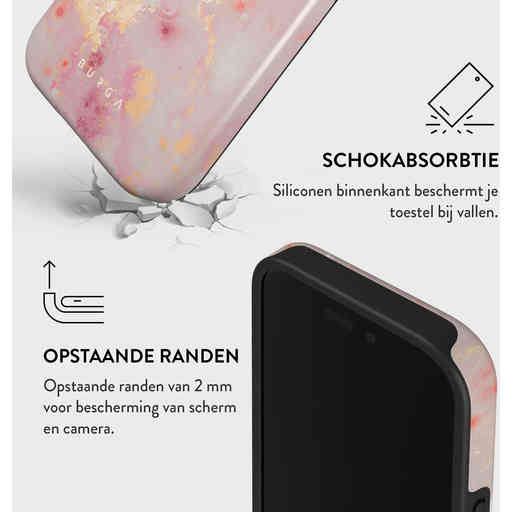 Burga Tough Case Apple iPhone 16 - Golden Coral