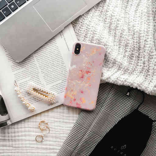 Burga Tough Case Apple iPhone 16 - Golden Coral