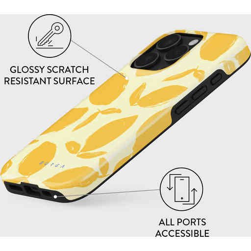 Burga Tough Case Apple iPhone 16 Pro - Lemon Tart