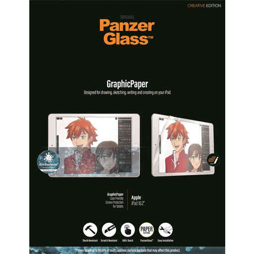 PanzerGlass GraphicPaper Apple iPad 10.2 (2019/2020/2021) - Paper Feel