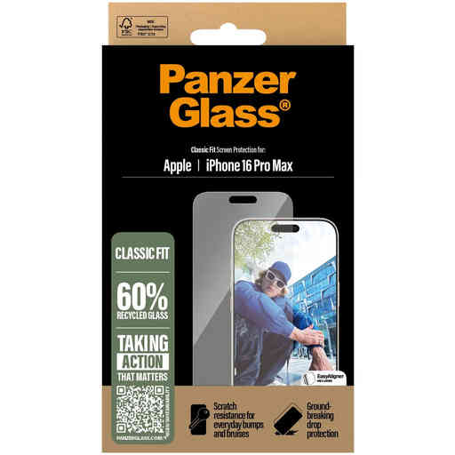Panzerglass Apple iPhone 16 Pro Max - Classic Fit