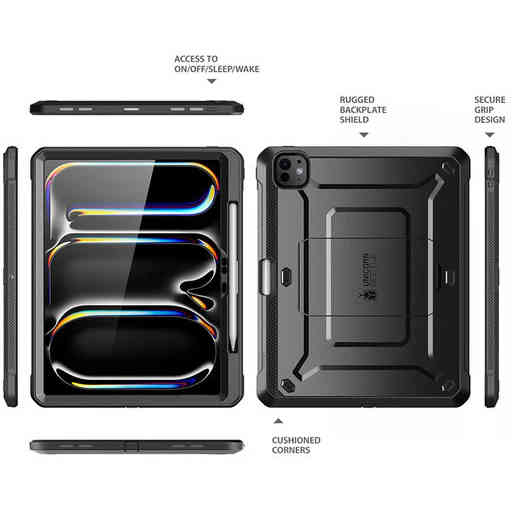 Supcase Unicorn Beetle Pro Apple iPad Pro 13 (2024) Black