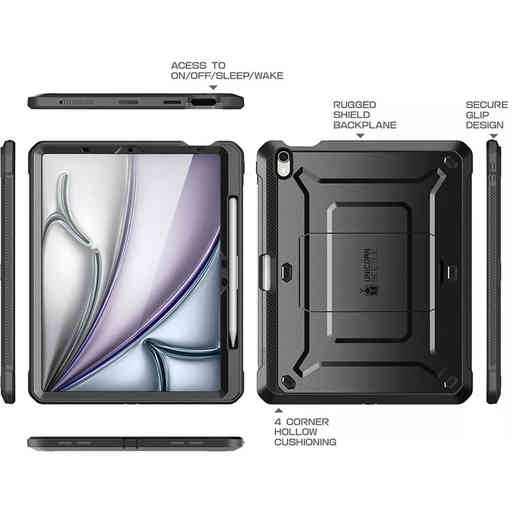 Supcase Unicorn Beetle Pro Apple iPad Air 11 (2024/2025) Black