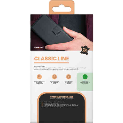 Caseuals 2-in-1 Bookcase MagSafe Apple iPhone 14 Black