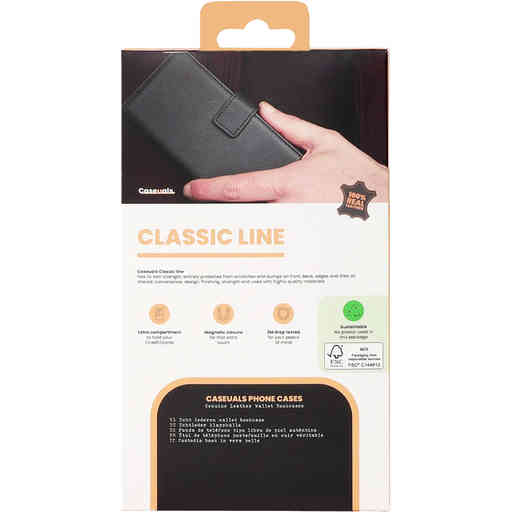 Caseuals Bookcase Apple iPhone 12 Pro/12 Black