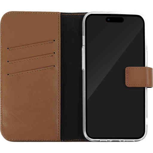 Caseuals Bookcase Apple iPhone 15 Pro Brown