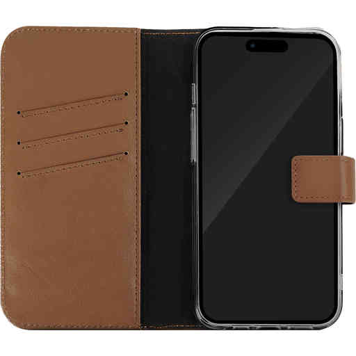 Caseuals 2-in-1 Bookcase MagSafe Apple iPhone 15 Pro Brown