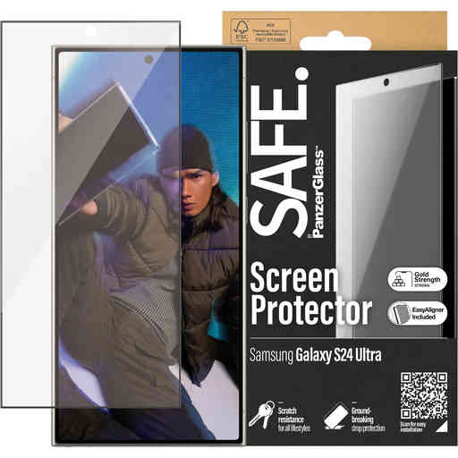 SAFE by Panzerglass Samsung Galaxy S24 Ultra - Ultra-Wide-Fit