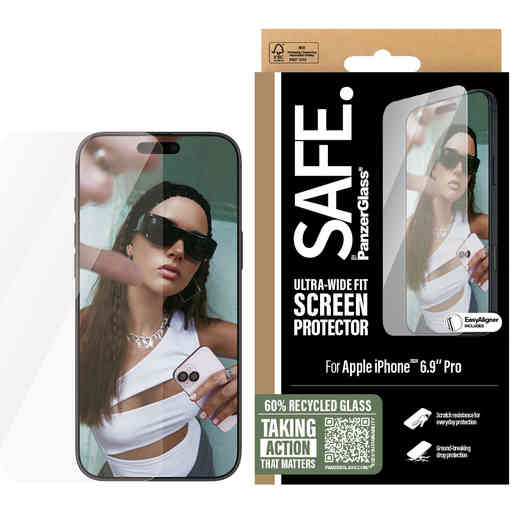 SAFE by Panzerglass Apple iPhone 16 Pro Max - Ultra-Wide-Fit