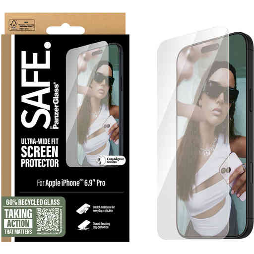 SAFE by Panzerglass Apple iPhone 16 Pro Max - Ultra-Wide-Fit