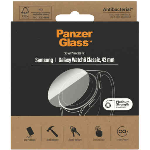 PanzerGlass Samsung Galaxy Watch6 Classic 43mm