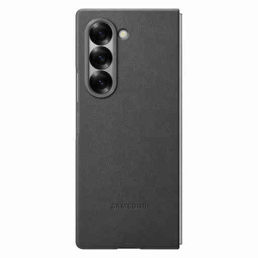 Samsung Galaxy Z Fold6 Kindsuit Leather Case Grey