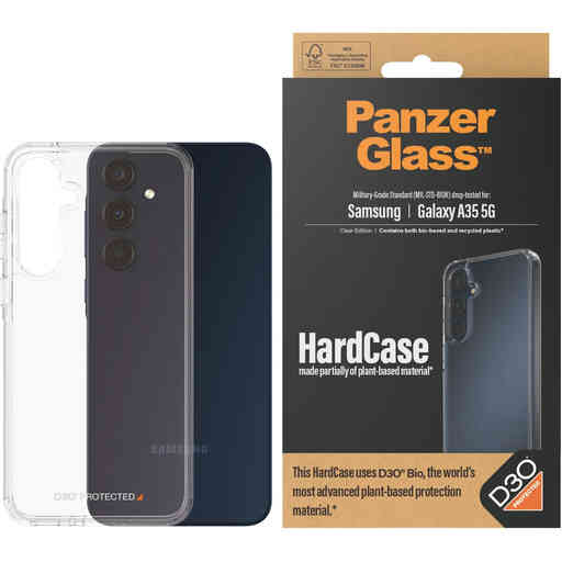 PanzerGlass Samsung Galaxy A35 5G HardCase with D30 Clear