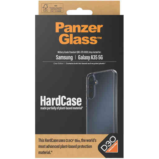 PanzerGlass Samsung Galaxy A35 5G HardCase with D30 Clear
