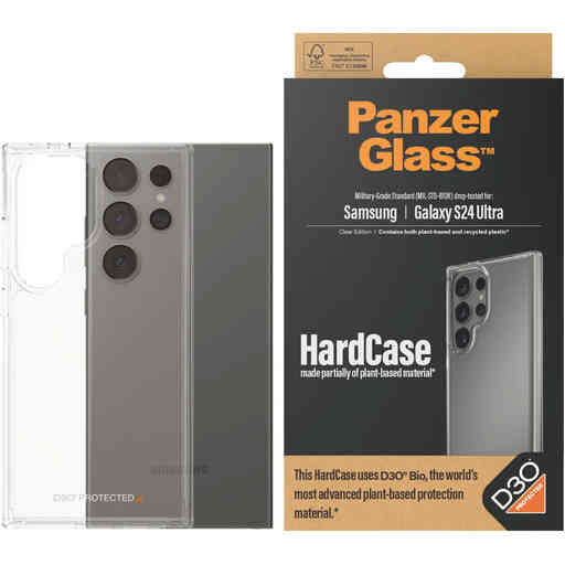 PanzerGlass Samsung Galaxy S24 Ultra HardCase with D30 Clear