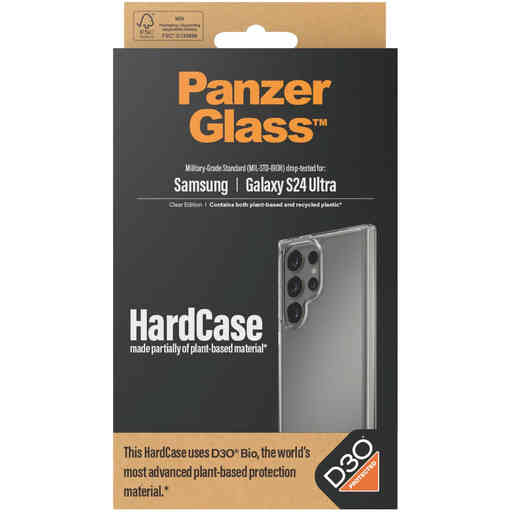 PanzerGlass Samsung Galaxy S24 Ultra HardCase with D30 Clear