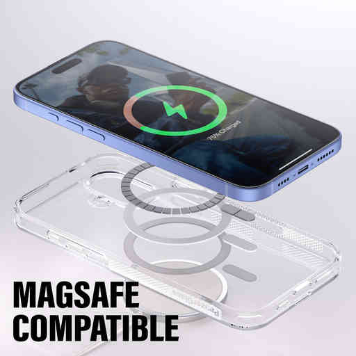 PanzerGlass Apple iPhone 16 Plus White MagSafe HardCase Clear