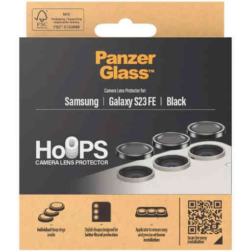 PanzerGlass Hoops Rings Samsung Galaxy S23 FE Black