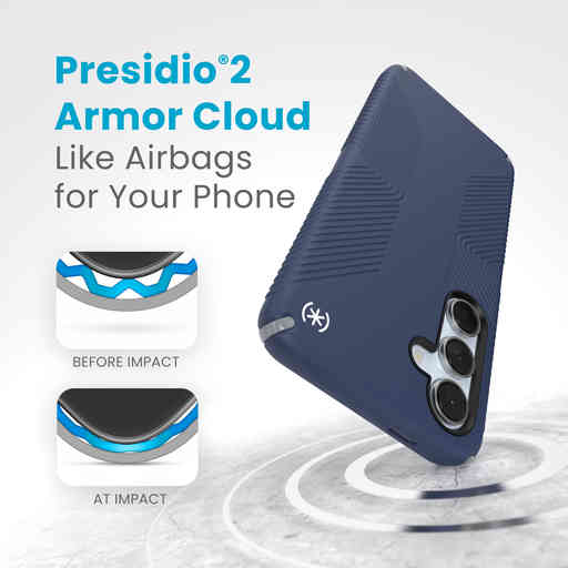 Speck Presidio2 Grip Samsung Galaxy S24 FE Coastal Blue - with Microban