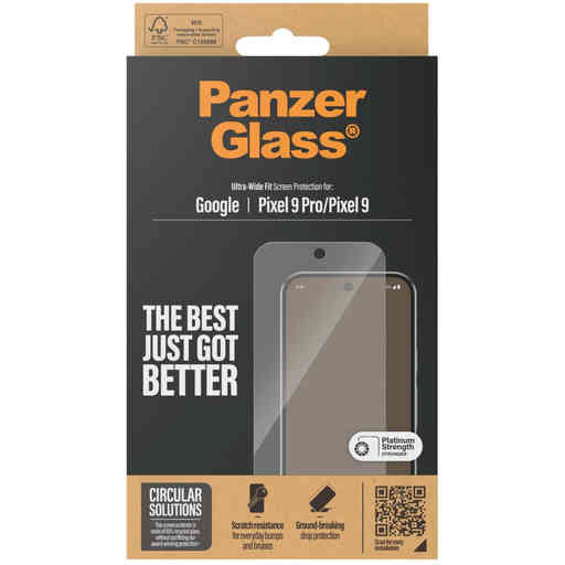 PanzerGlass Google Pixel 9/9 Pro UWF Black