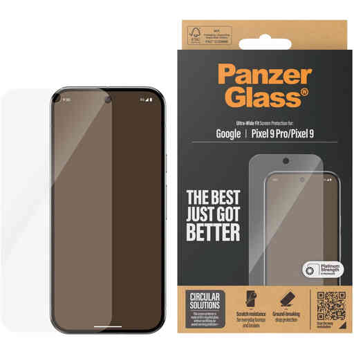 PanzerGlass Google Pixel 9/9 Pro UWF Black