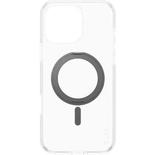 CARE by PanzerGlass Feature Case Transparent w. Black Kickstand & MagSafe iPhone 16 Pro Max