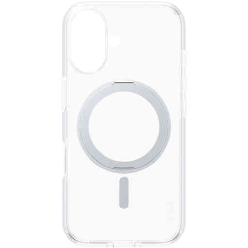 CARE by PanzerGlass Feature Case Transparent w. Silver Kickstand & MagSafe iPhone 16
