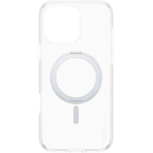 CARE by PanzerGlass Feature Case Transparent w. Silver Kickstand & MagSafe iPhone 16 Pro Max
