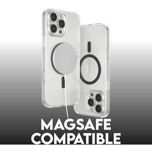 CARE by PanzerGlass Flagship Case Transparent Urban Combat w. Black MagSafe iPhone 16 Pro Max