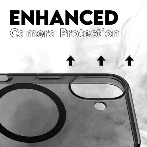 CARE by PanzerGlass Flagship Case Smokey Urban Combat w. Black MagSafe iPhone 16