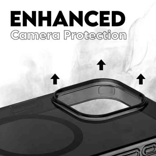 CARE by PanzerGlass Flagship Case Smokey w. Black MagSafe iPhone 16 Pro Max