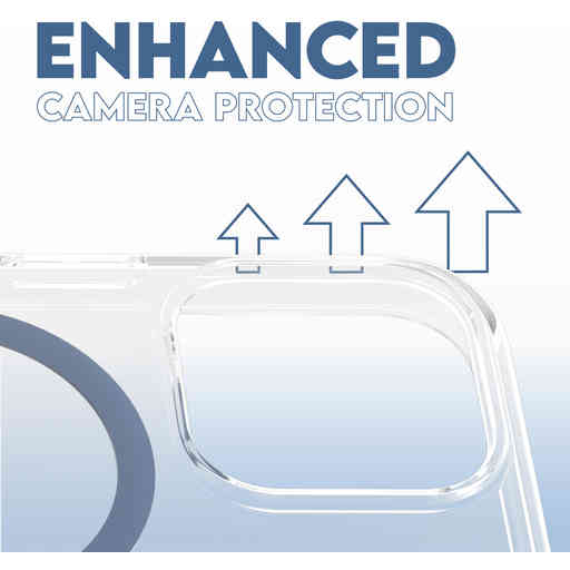 CARE by PanzerGlass Flagship Case Transparent Urban Combat w. Blue MagSafe iPhone 16 Pro