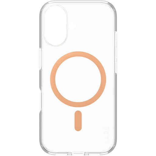 CARE by PanzerGlass Flagship Case Transparent Urban Combat w. Peachy MagSafe iPhone 16